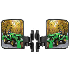 Omgro front view showing mirror and housing for clear visibility