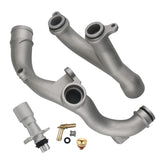 omoZone front assembly pipe kit showing full aluminum coolant pipes, durable replacement