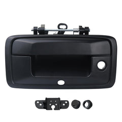 omoZone front view of black tailgate handle showing clean fit and restored appearance