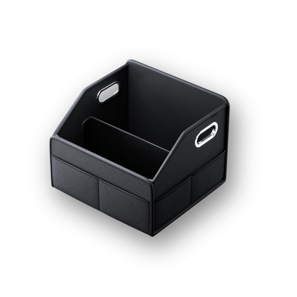 Ompellus front view showing compartments and quick-access benefit