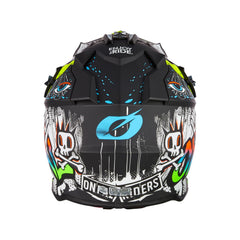 O'NEAL 2SRS adjustable visor demonstration for sun and debris protection