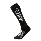 O'NEAL full view of black Pro Mx socks showing fit and performance