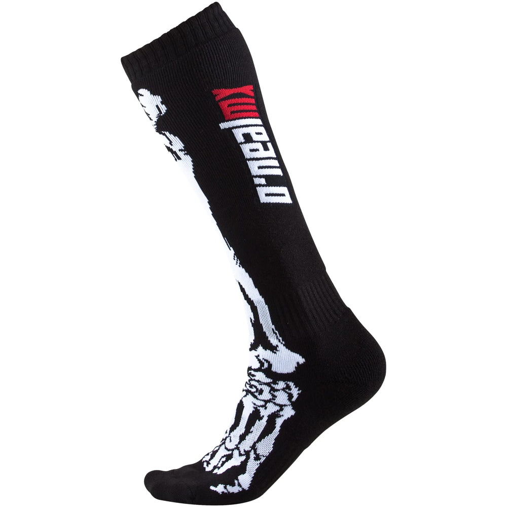 O'NEAL front view of Xray Pro MX sock showing fit and bold print for comfortable protection