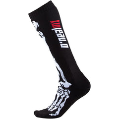 O'NEAL front view of Xray Pro MX sock showing fit and bold print for comfortable protection
