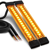 ONLINE LED STORE TRUE MODS front view showing compact amber strip and sleek profile
