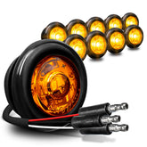 ONLINE LED STORE TRUE MODS front view showing amber lens and compact design for clear visibility