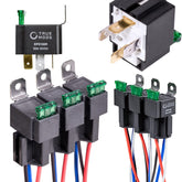 ONLINE LED STORE true mods front view showing six Bosch-style relays and harnesses for easy installation