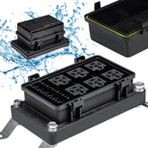 ONLINE LED STORE True MODS front view showing six relay and fuse positions for neat wiring