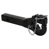 ONLTCO front view pintle hook showing hitch profile and secure fit benefit