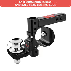 OPENROAD combination lock and two keys secure the mount and prevent theft