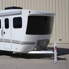 OPENROAD close-up of top-wind crank showing ergonomic handle and smooth operation