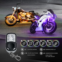 OPT7 controller with keychain and 24-key remotes for fast control