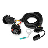 OPT7 front plug showing 7-way to 4-pin adapter and easy plug grip benefit