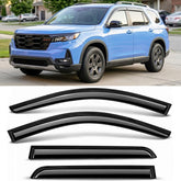 Optimal Co front view installed on Honda Pilot showing sleek exterior benefit