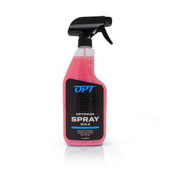 Optimum Polymer Technologies car wax front label showing product benefits