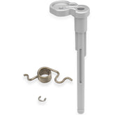 Opuiue aluminum hinge front view showing sturdy construction and long-term durability