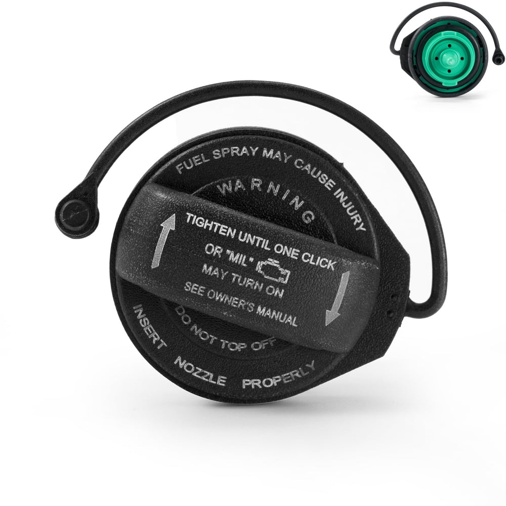 Opuiue front view fuel cap showing fit and finish, ensures secure seal