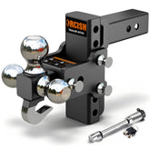 ORCISH front view tri-ball mount showing compact multi-ball benefit