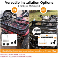 ORCISH plate-style mounting hardware laid out showing secure installation benefit