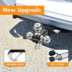 ORCISH side profile of chrome tow hook, offers a high-capacity recovery point