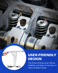 Two adapters laid out for Orion Motor Tech compressor fitting retainers up to 1 inch and 1-3/16 inch