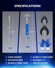 Orion Motor Tech 50mm fork detail showing fork engagement and secure fit benefit