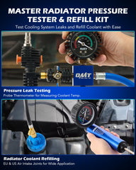 Orion Motor Tech color-coded radiator adapters close-up for fast adapter selection