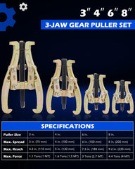 Orion Motor Tech close-up of reversible jaw showing dual orientation for inside or outside pulling