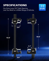 Orion Motor Tech detent pin detail showing secure locking for safer spring work