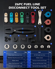 Orion Motor Tech dual-fork fuel and AC disconnect pliers in hand offering extra leverage