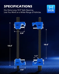 Orion Motor Tech wide end piece gripping a coil spring for secure, stable compression