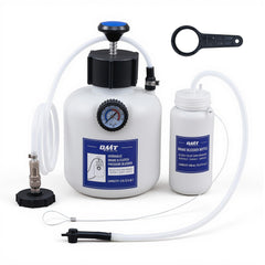Orion Motor Tech front view of bleeder kit showing complete kit and storage benefit