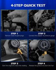 Orion Motor Tech hose connected to Schrader fitting demonstrating fast attachment