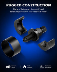 Orion Motor Tech installer sleeve aligned with pulley showing precise centering