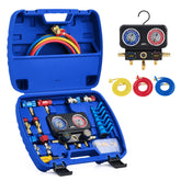 Orion Motor Tech manifold front view showing gauges and valves for quick diagnostics