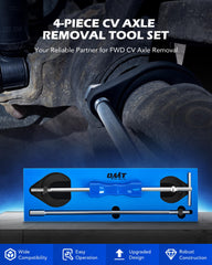 Orion Motor Tech slide hammer handle close-up showing grip and striking sleeve for control
