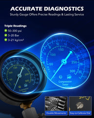 Orion Motor Tech spark plug tester detail demonstrating ignition check capability