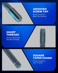 Orion Motor Tech tap and wire insert detail highlighting durable HSS construction benefit