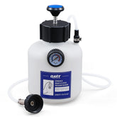 Orion Motor Tech front view of bleeder kit showing tank and handle for easy use
