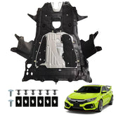 ORIVIN front view of splash shield showing full coverage and protection