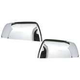 Osompar chrome mirror cover front view showing polished finish and clean fit