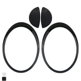 Osompar headlight trim ring front pair showing clean replacement and improved styling