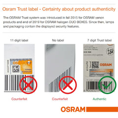 OSRAM Xenarc installed in headlamp demonstrating improved road visibility