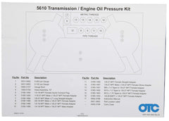 OTC 5610 high and low pressure gauges close-up with protective boots for durability