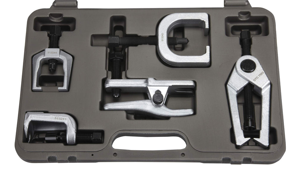 OTC 6295 case open showing organized tools and quick access