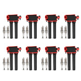 OTO-KAUTOPARTS front packaging showing coil packs and spark plugs for quick identification and convenience