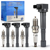 OTO-KAUTOPARTS front packaging showing coils and plugs, clear compatibility benefits