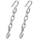 Otoolling front view of 2-pack showing packaging and secure hook ends for easy hookup