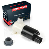 OTUAYAUTO front view washer pump showing mounting points and connector, ensures correct fit