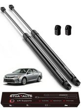 OTUAYAUTO front packaging showing pair of hood shocks and benefits of direct-fit replacement